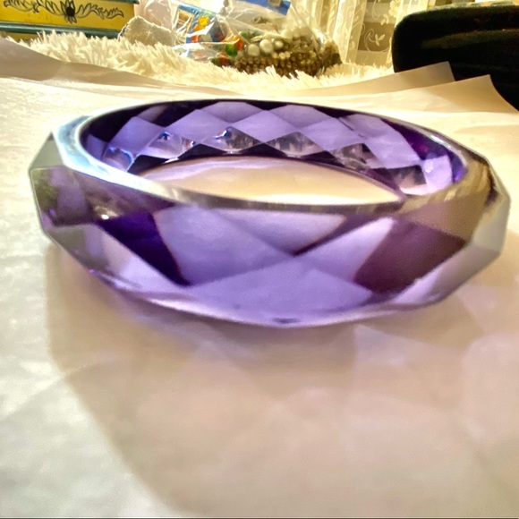 Purple / Vintage ladies Bangle - Picture 2 of 5